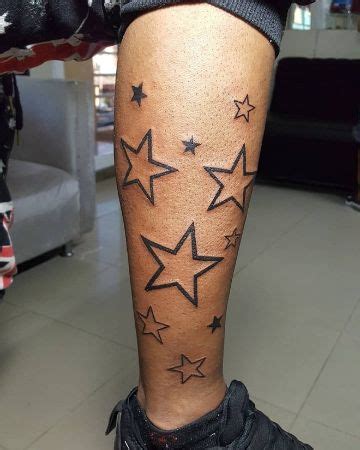 tatuajes de estrellas en la pierna|76+ Beautiful Star Tattoos And Meaningful Ideas 